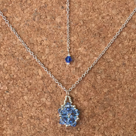 “Something Blue" Artisan Necklace set - Picture 3 of 3